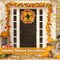 24 Inch Fall Wreath with Artificial Sunflowers Pumpkins Berries Maple Leaves, Autumn Door Wreath for Thanksgiving Harvest Decorations Indoor Outdoor